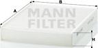 Mann-Filter CU 2433 - Filter, interior air autospares.lv