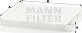 Mann-Filter CU 2544 - Filter, interior air autospares.lv