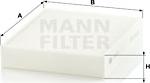 Mann-Filter CU 25 001 - Filter, interior air autospares.lv