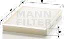 Mann-Filter CU 25 002 - Filter, interior air autospares.lv