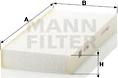 Mann-Filter CU 2642 - Filter, interior air autospares.lv