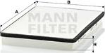 Mann-Filter CU 2672 - Filter, interior air autospares.lv