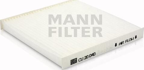 Mann-Filter CU 20 040 - Filter, interior air autospares.lv