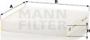 Mann-Filter CU 20 006 - Filter, interior air autospares.lv