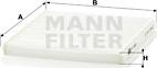 Mann-Filter CU 2027 - Filter, interior air autospares.lv