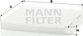 Mann-Filter CU 2132 - Filter, interior air autospares.lv