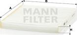 Mann-Filter CU 2129 - Filter, interior air autospares.lv