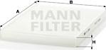 Mann-Filter CU 2882 - Filter, interior air autospares.lv