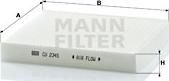 Mann-Filter CU 2345 - Filter, interior air autospares.lv