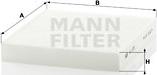 Mann-Filter CU 2351 - Filter, interior air autospares.lv