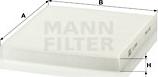 Mann-Filter CU 23 009 - Filter, interior air autospares.lv