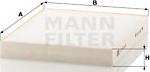 Mann-Filter CU 23 003 - Filter, interior air autospares.lv