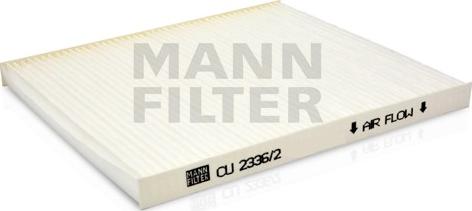 Mann-Filter CU 2336/2 - Filter, interior air autospares.lv