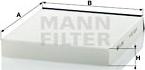 Mann-Filter CU 2240 - Filter, interior air autospares.lv