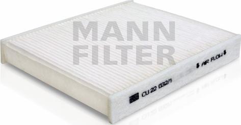 Mann-Filter CU 22 032/1 - Filter, interior air autospares.lv