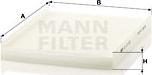 Mann-Filter CU 27 007 - Filter, interior air autospares.lv