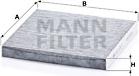 Mann-Filter CUK 22 021 - Filter, interior air autospares.lv