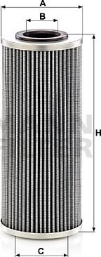 Mann-Filter H 10 005 - Filter, operating hydraulics autospares.lv