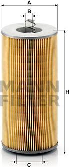 Mann-Filter H 12 110/2 x - Oil Filter autospares.lv