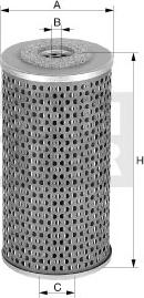 Mann-Filter P 826 x - Fuel filter autospares.lv