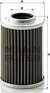 Mann-Filter H 710/1 x - Hydraulic Filter, automatic transmission autospares.lv