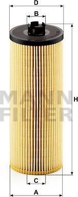 Mann-Filter HU 945/2 x - Oil Filter autospares.lv