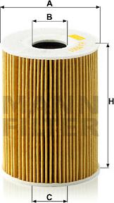 Mann-Filter HU 9001 x - Oil Filter autospares.lv