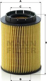 Mann-Filter HU 932/6 n - Oil Filter autospares.lv