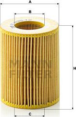 Mann-Filter HU 925/4 y - Oil Filter autospares.lv