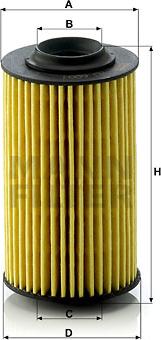 Mann-Filter HU 6001 - Oil Filter autospares.lv