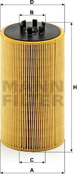 Mann-Filter HU 1390 x - Oil Filter autospares.lv