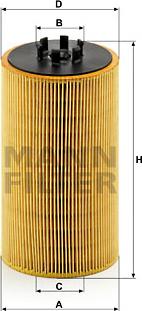 Mann-Filter HU 13 125 x - Oil Filter autospares.lv