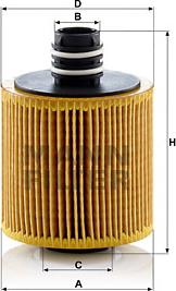 Mann-Filter HU 8006 z - Oil Filter autospares.lv