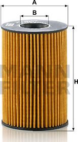 Mann-Filter HU 8007 z - Oil Filter autospares.lv