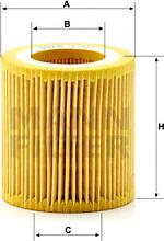 Mann-Filter HU 8011 z - Oil Filter autospares.lv