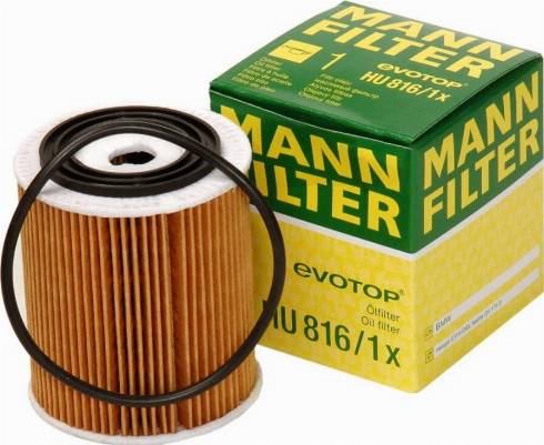 Mann-Filter HU 816/1 x - Oil Filter autospares.lv