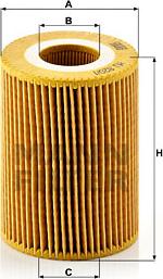 Mann-Filter HU 820/1 y - Oil Filter autospares.lv