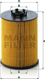 Mann-Filter HU 823 x - Oil Filter autospares.lv