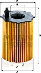 Mann-Filter HU 7006 z - Oil Filter autospares.lv