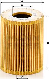 Mann-Filter HU 7017 z - Oil Filter autospares.lv