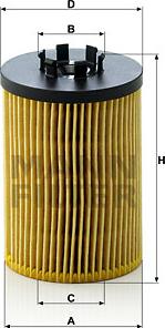 Mann-Filter HU 715/5 x - Oil Filter autospares.lv