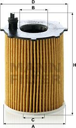 Mann-Filter HU 716/2 x - Oil Filter autospares.lv