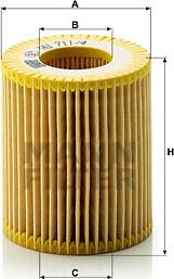 Mann-Filter HU 711/4 x - Oil Filter autospares.lv