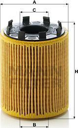 Mann-Filter HU 713/1 x - Oil Filter autospares.lv