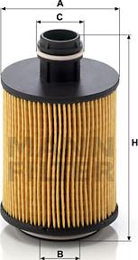 Mann-Filter HU 712/11 x - Oil Filter autospares.lv