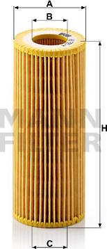 Mann-Filter HU 721/4 x - Oil Filter autospares.lv