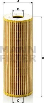 Mann-Filter HU 727/1 x - Oil Filter autospares.lv