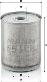 Mann-Filter P 939 x - Fuel filter autospares.lv