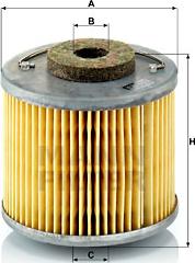 Mann-Filter P 715 - Fuel filter autospares.lv