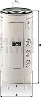 Mann-Filter PL 420/7 x - Fuel filter autospares.lv